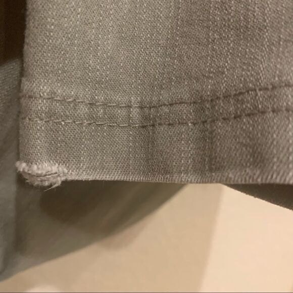 Gitano Drab Green Jeans Size 10 Military Stretch Button Pocket GUC - Picture 7 of 8